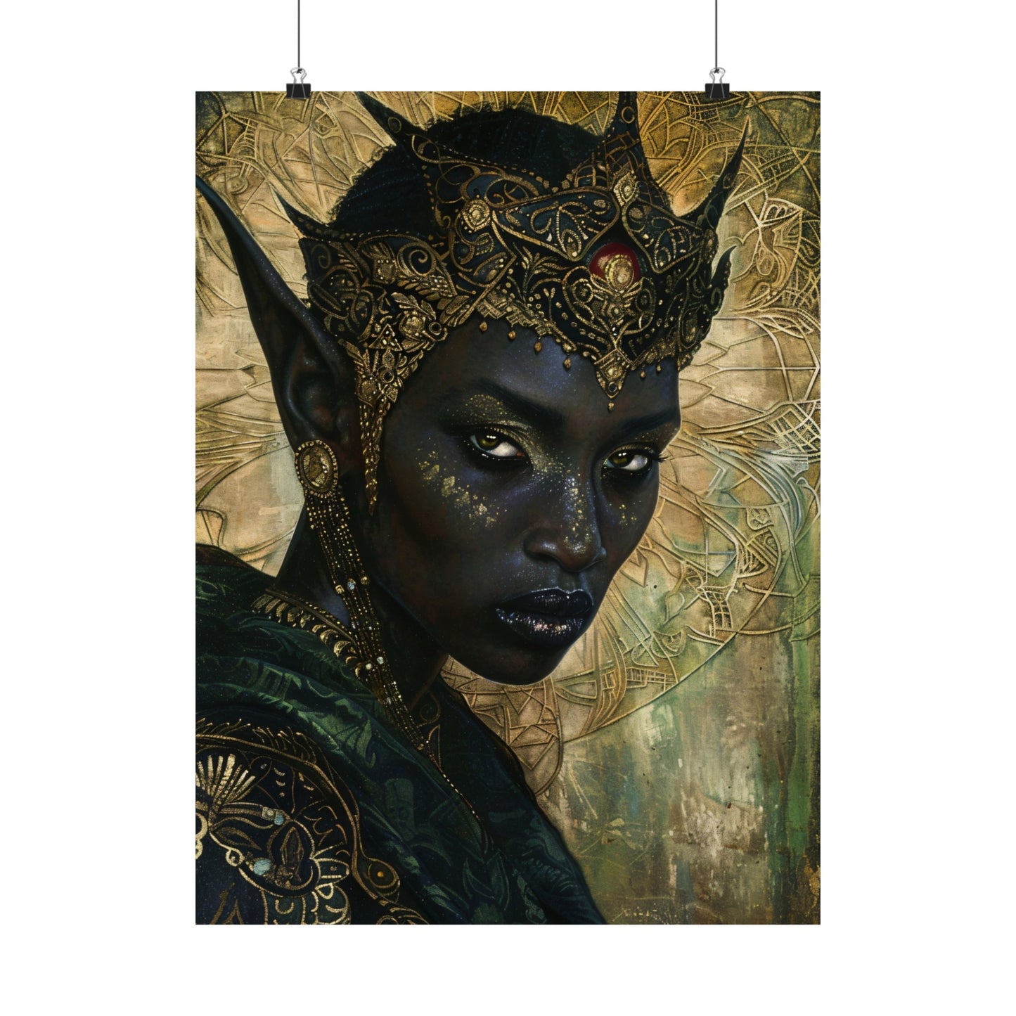 Elf Queen Fantasy Art Print