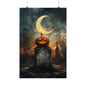 Jack O'Lantern Graveyard Art Print