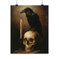 Memento Mori Raven Skull Art Print