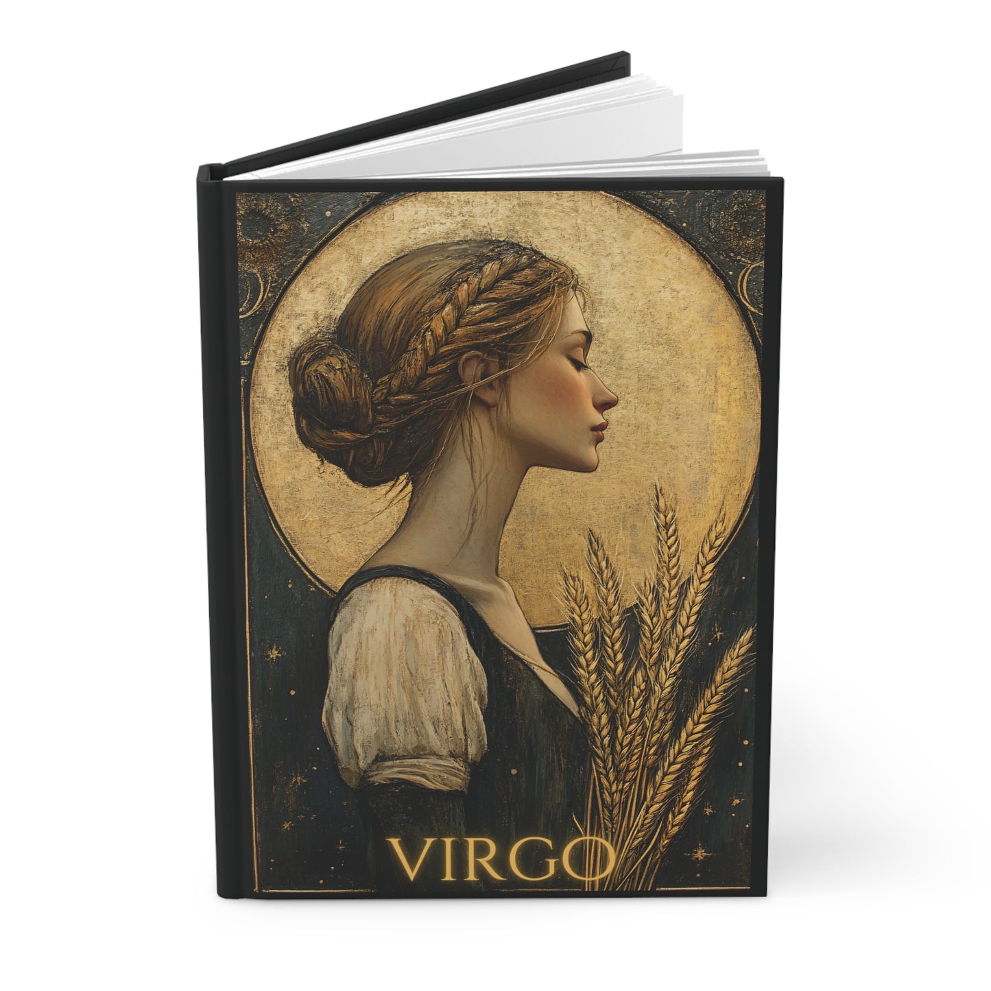 Virgo Zodiac Hardcover Journal