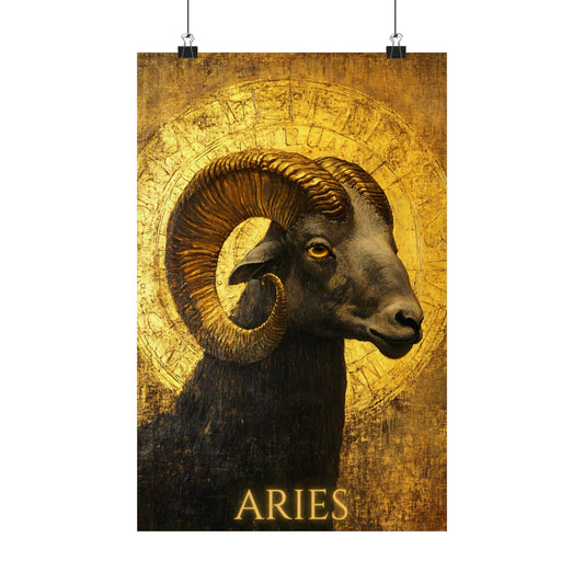 Aries Zodiac Art Print