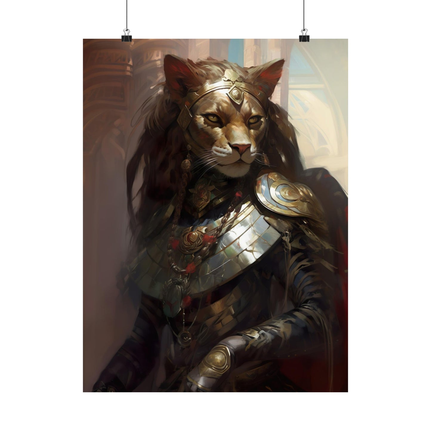 Sekhmet Egyptian Goddess Art Print