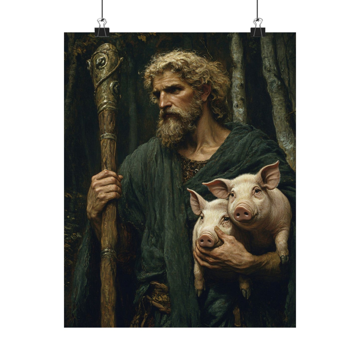 Dagda Celtic God Art Print