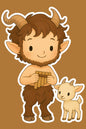 Greek God Chibi Stickers
