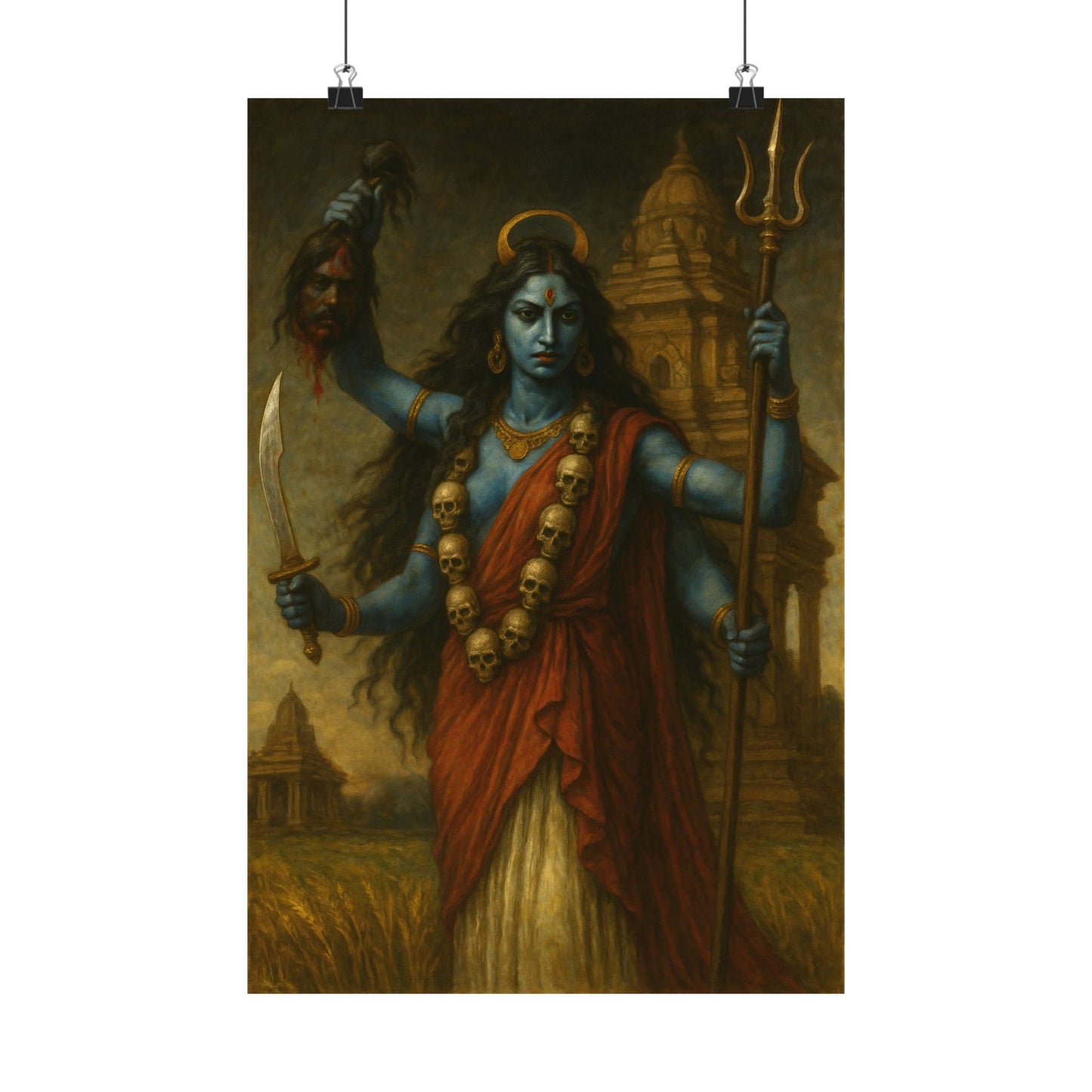 Kali Mata Art Print - Arcanum Nocturne Series