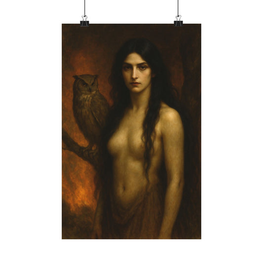 Lilith Art Print - Arcanum Nocturne Series