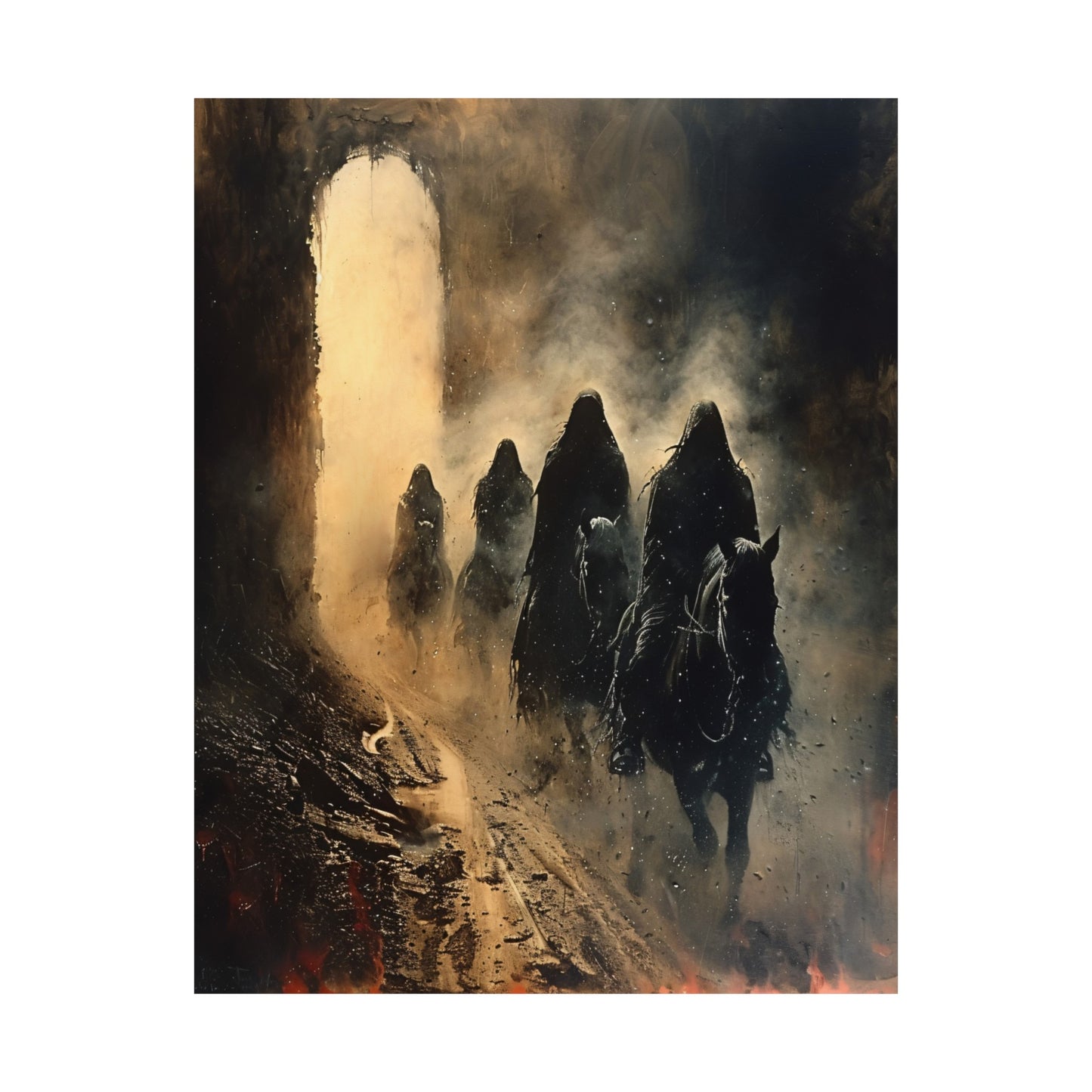 Four Horsemen Art Print