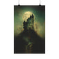 Haunted Castle Full Moon Art Print