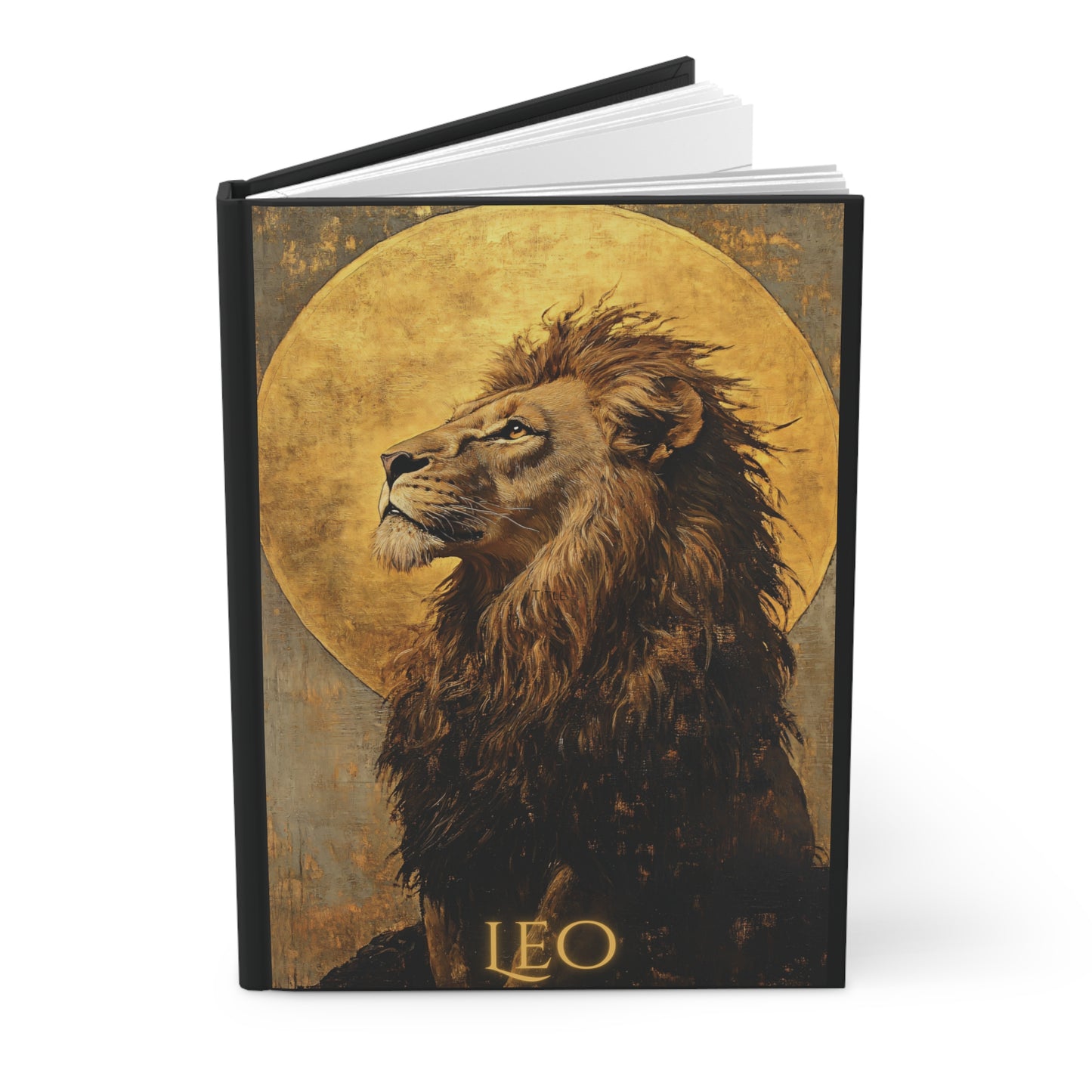 Leo Zodiac Hardcover Journal