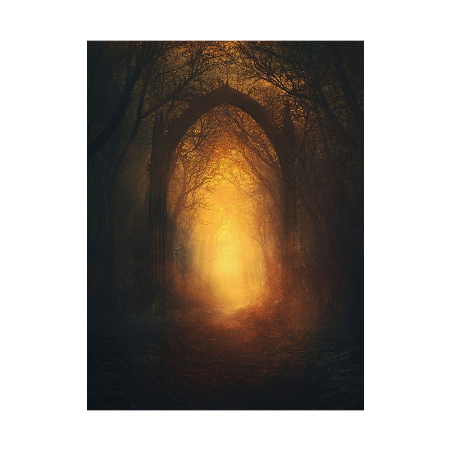 Celestial Tree Cathedral Art Print
