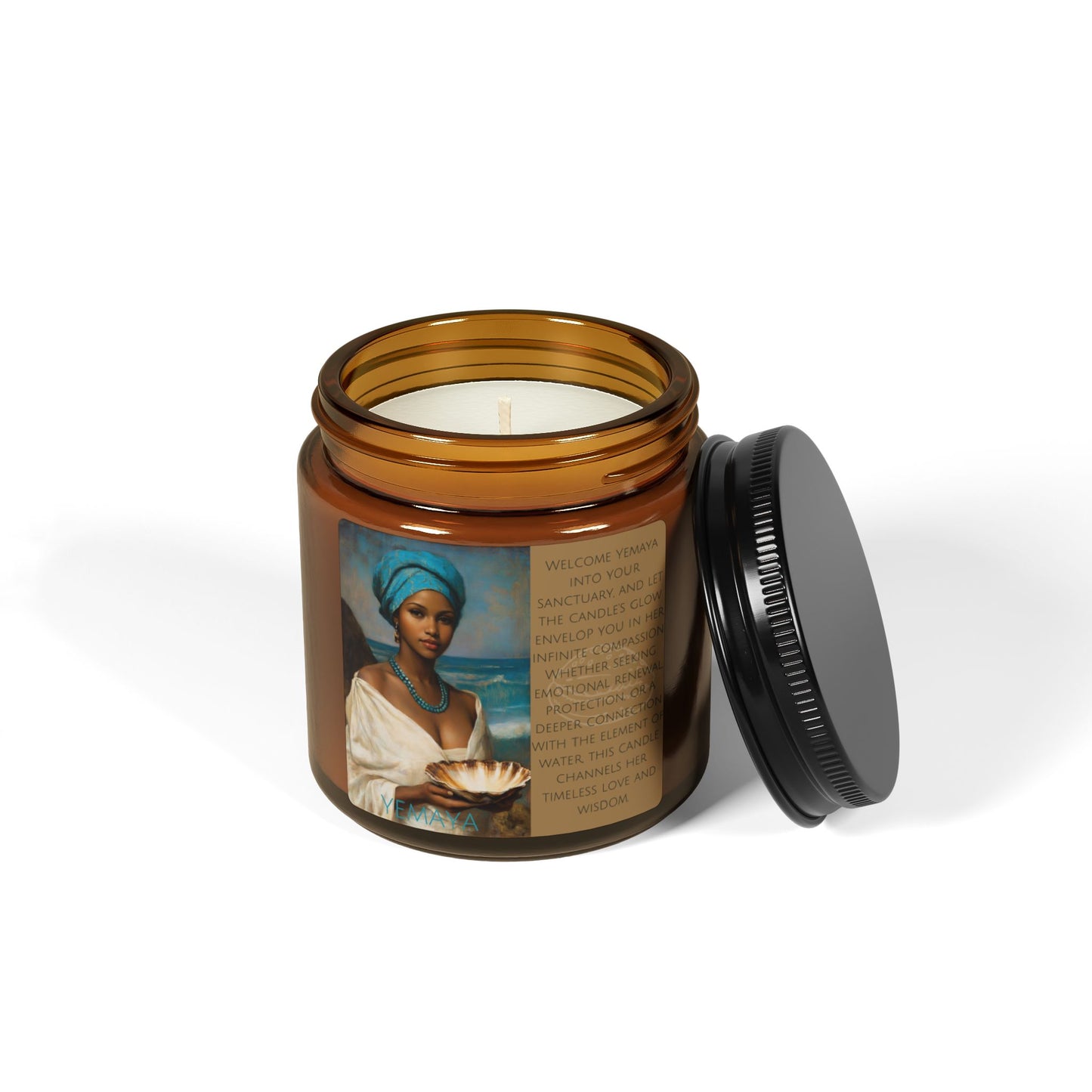 Yemaya Goddess Candle