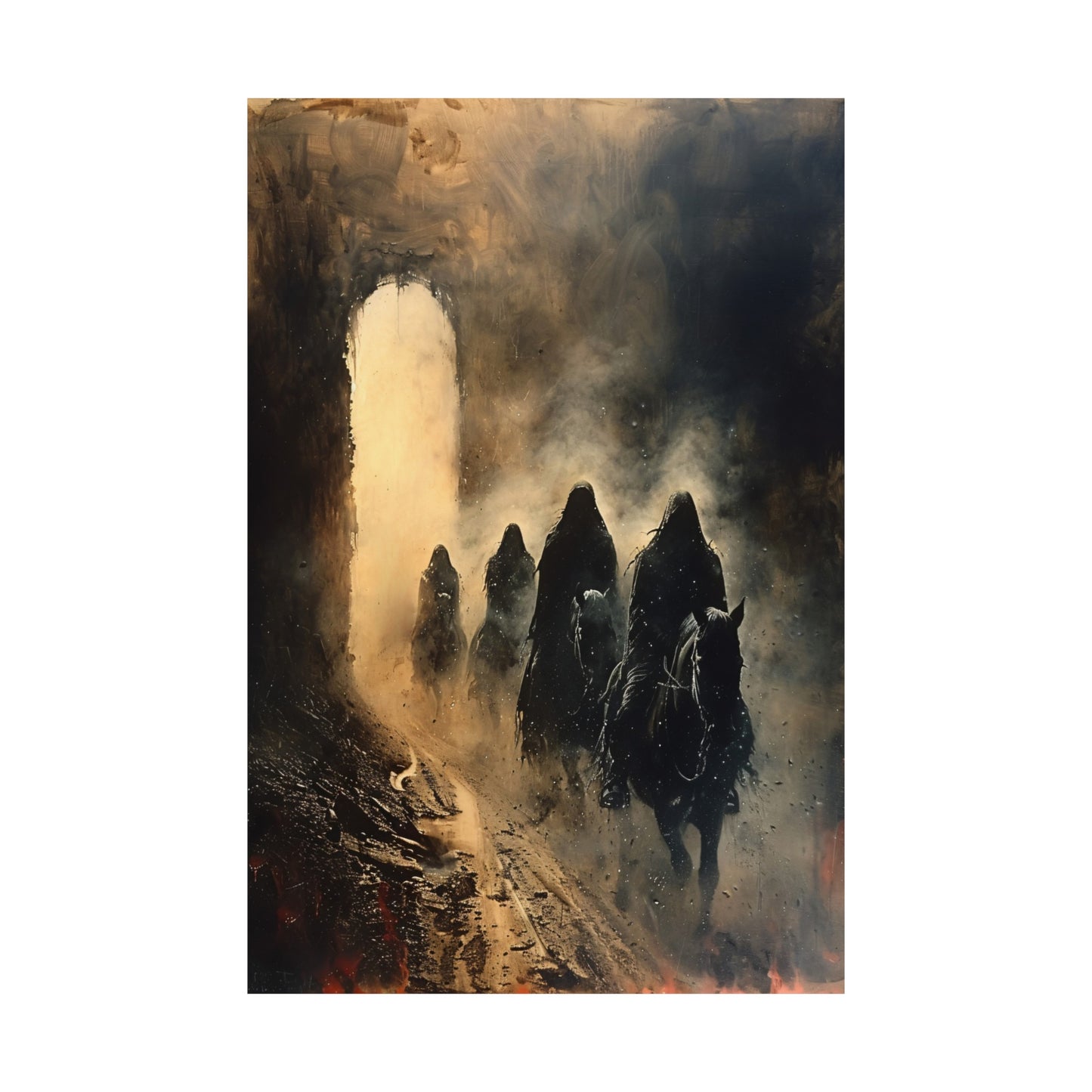 Four Horsemen Art Print