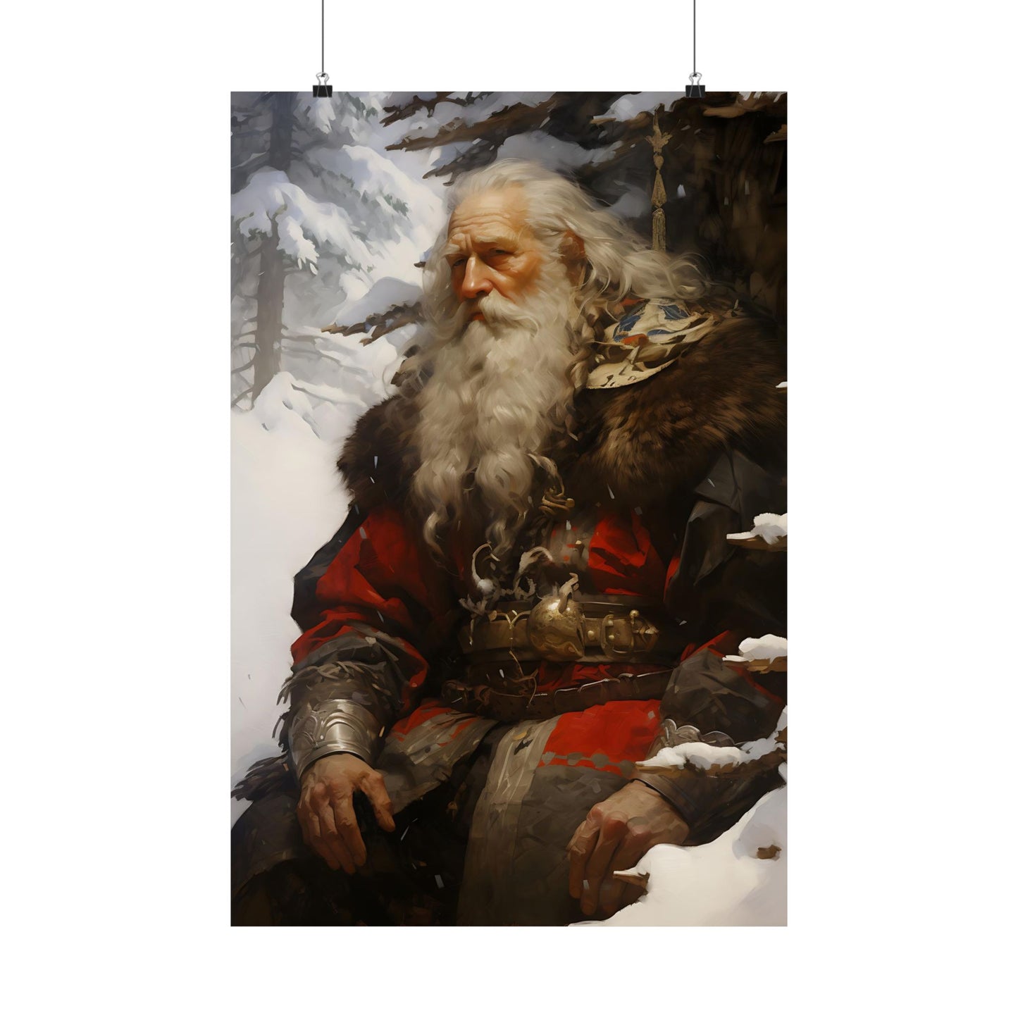 Father Yule Jólfaðr Art Print