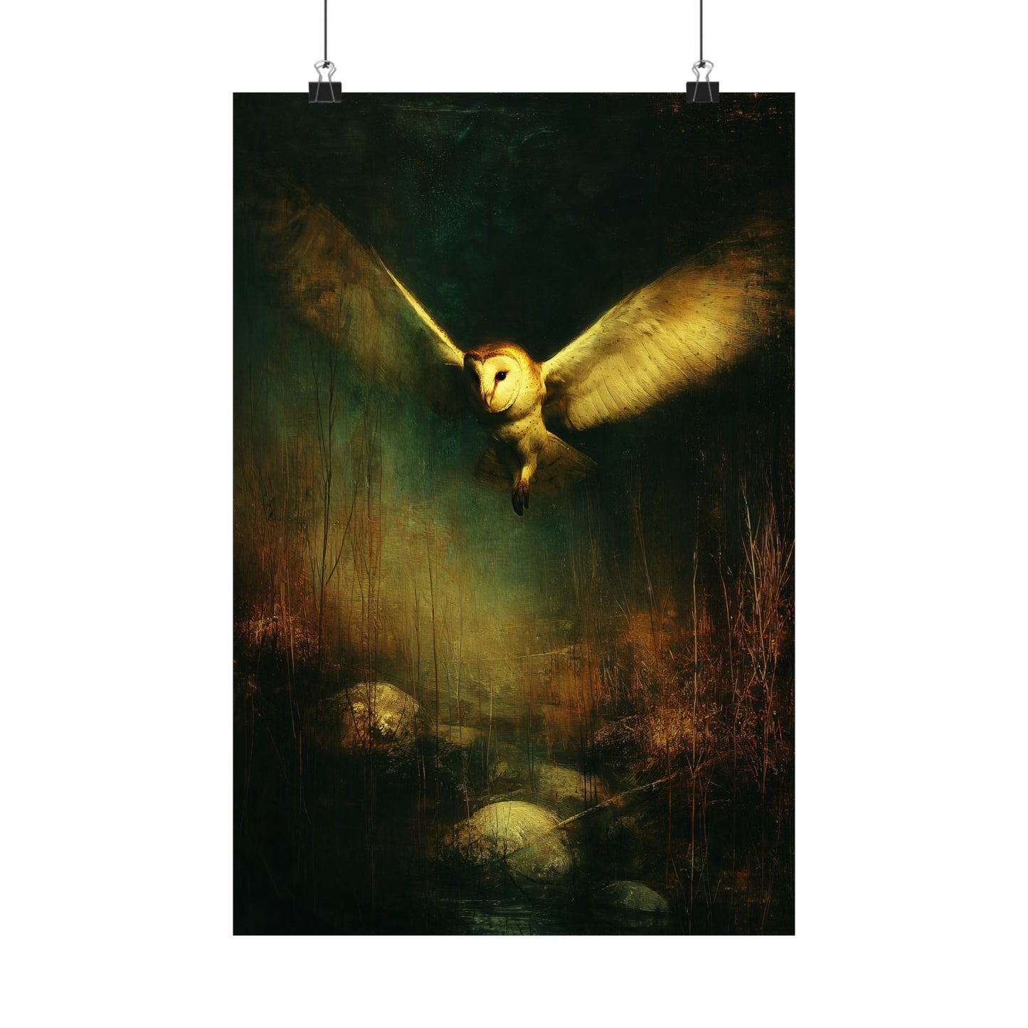 Barn Owl Silent Flight Art Print