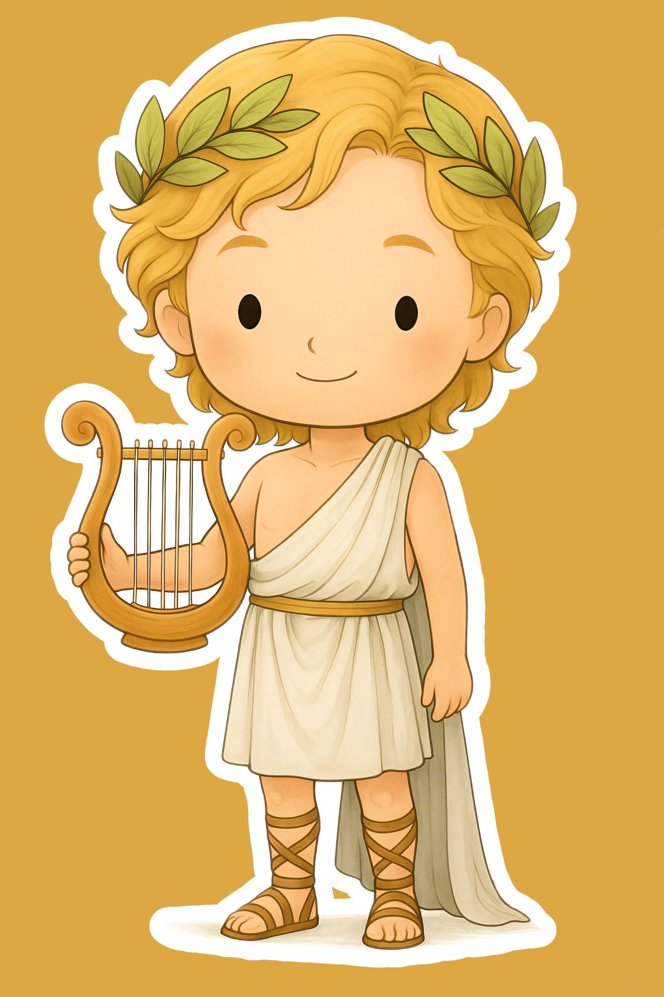 Greek God Chibi Stickers