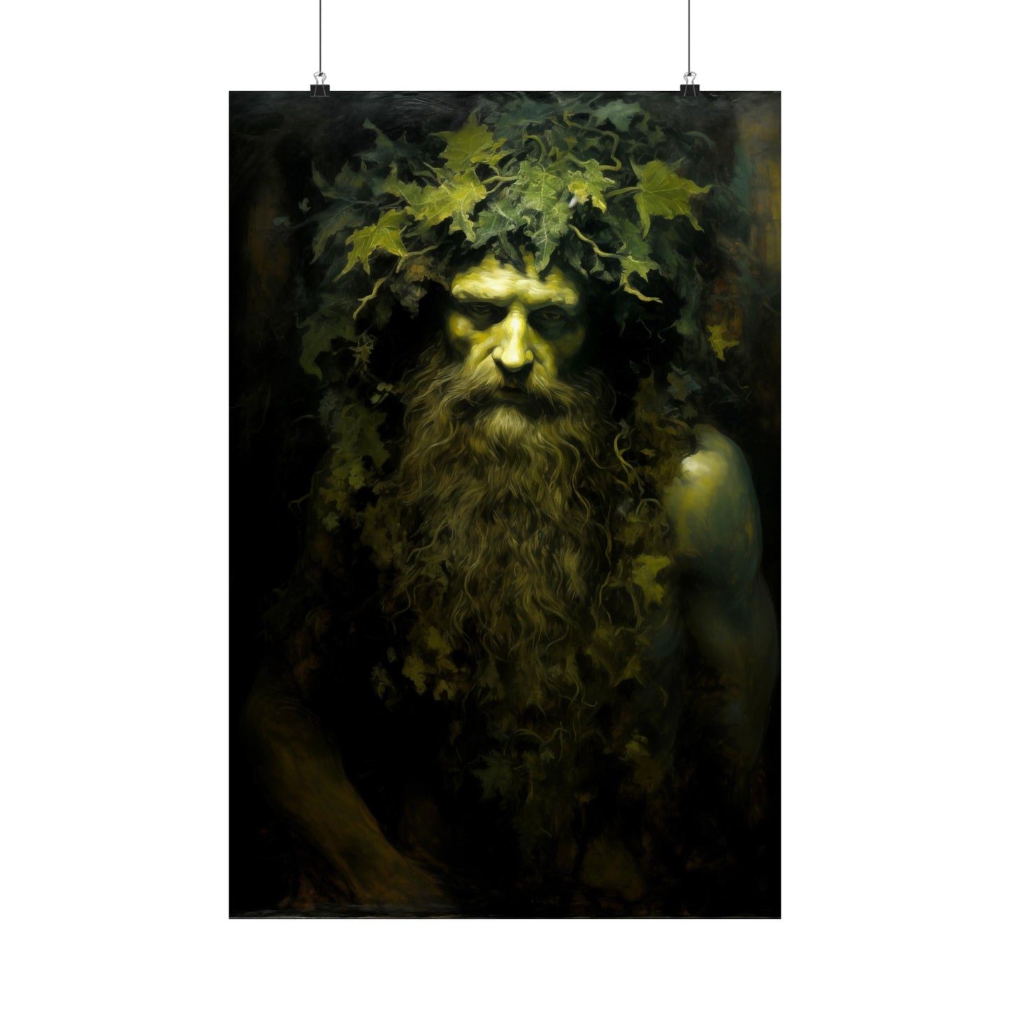 Green Man Celtic Art Print