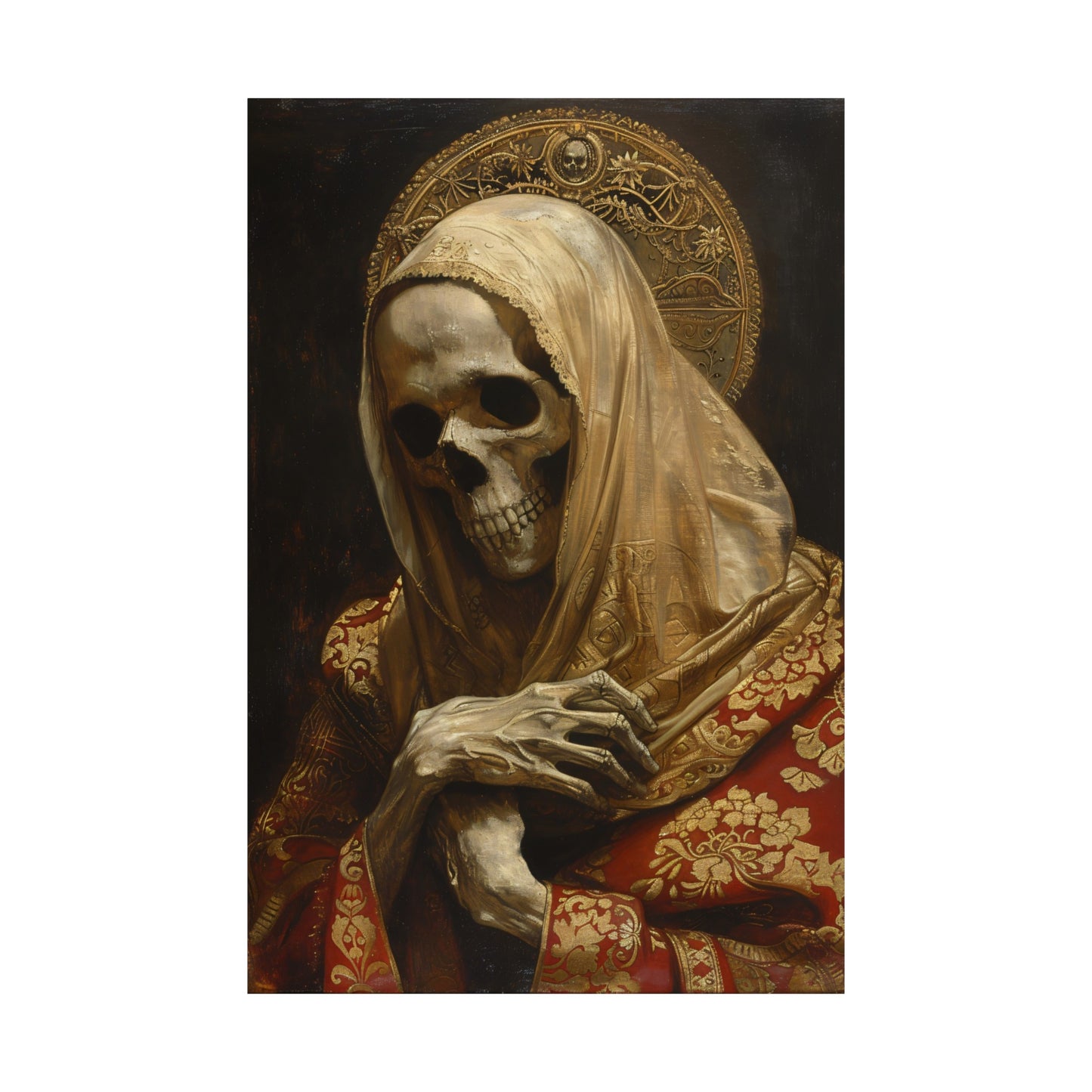 Santa Muerte Art Print