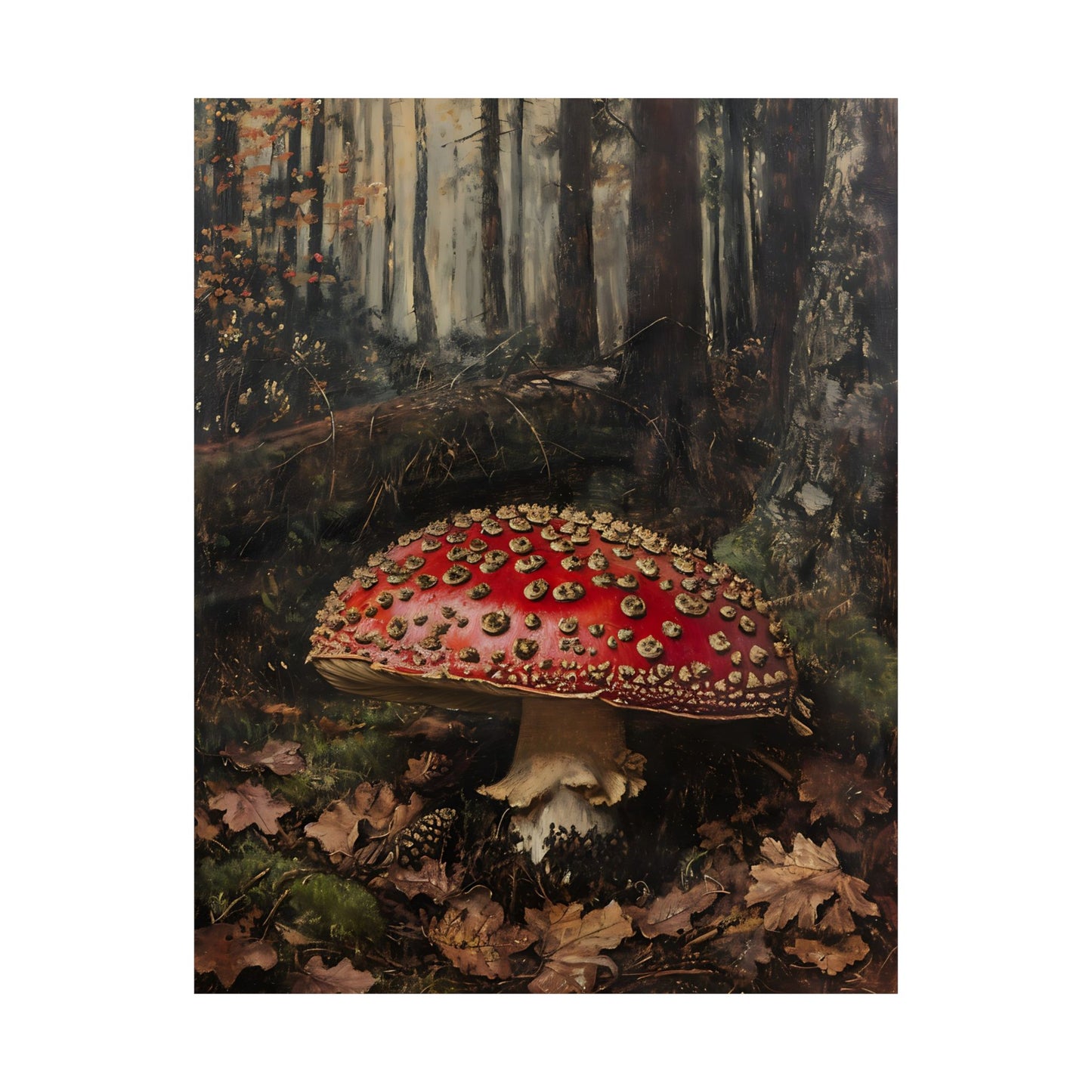 Fly Agaric Mushroom Art Print