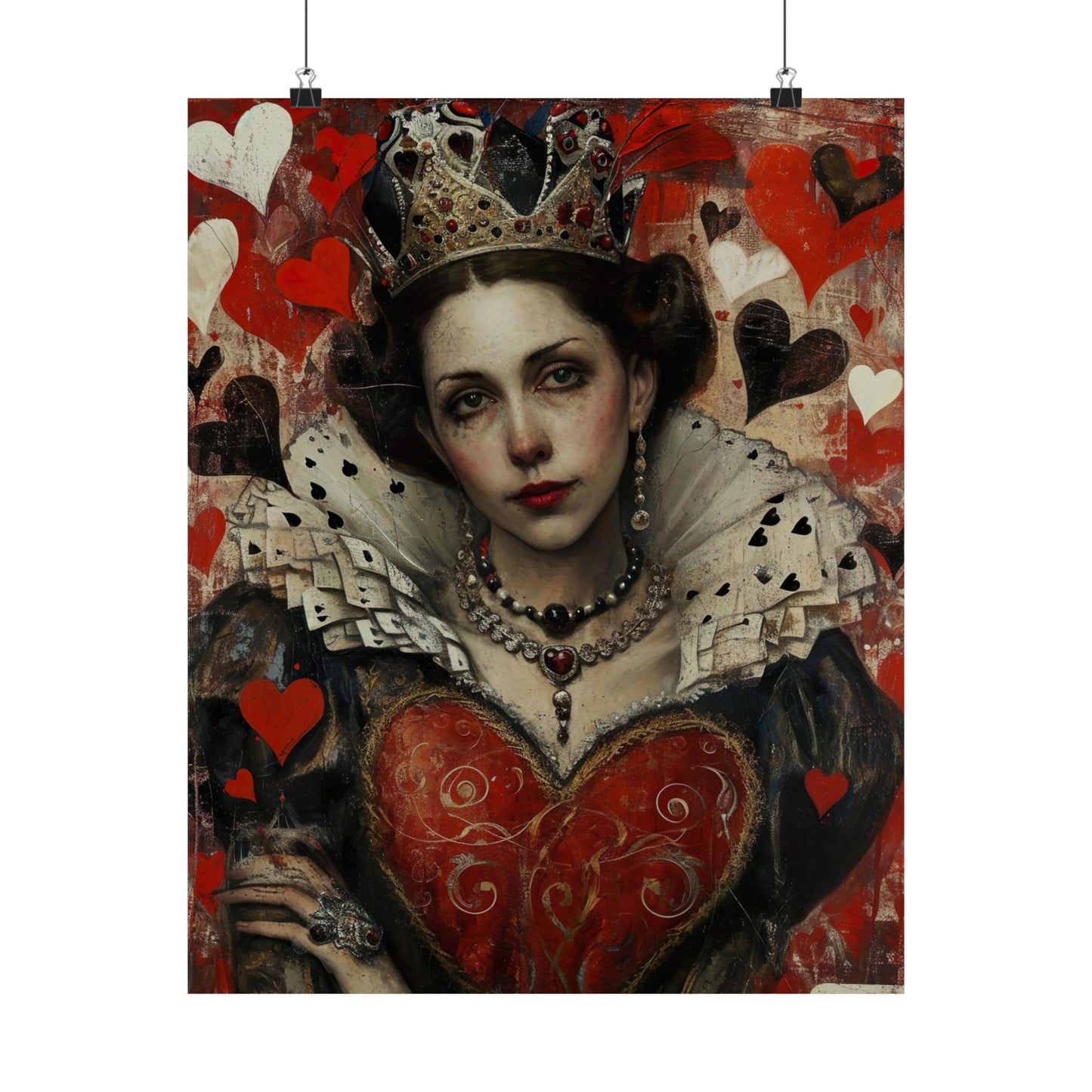 Queen of Hearts Art Print