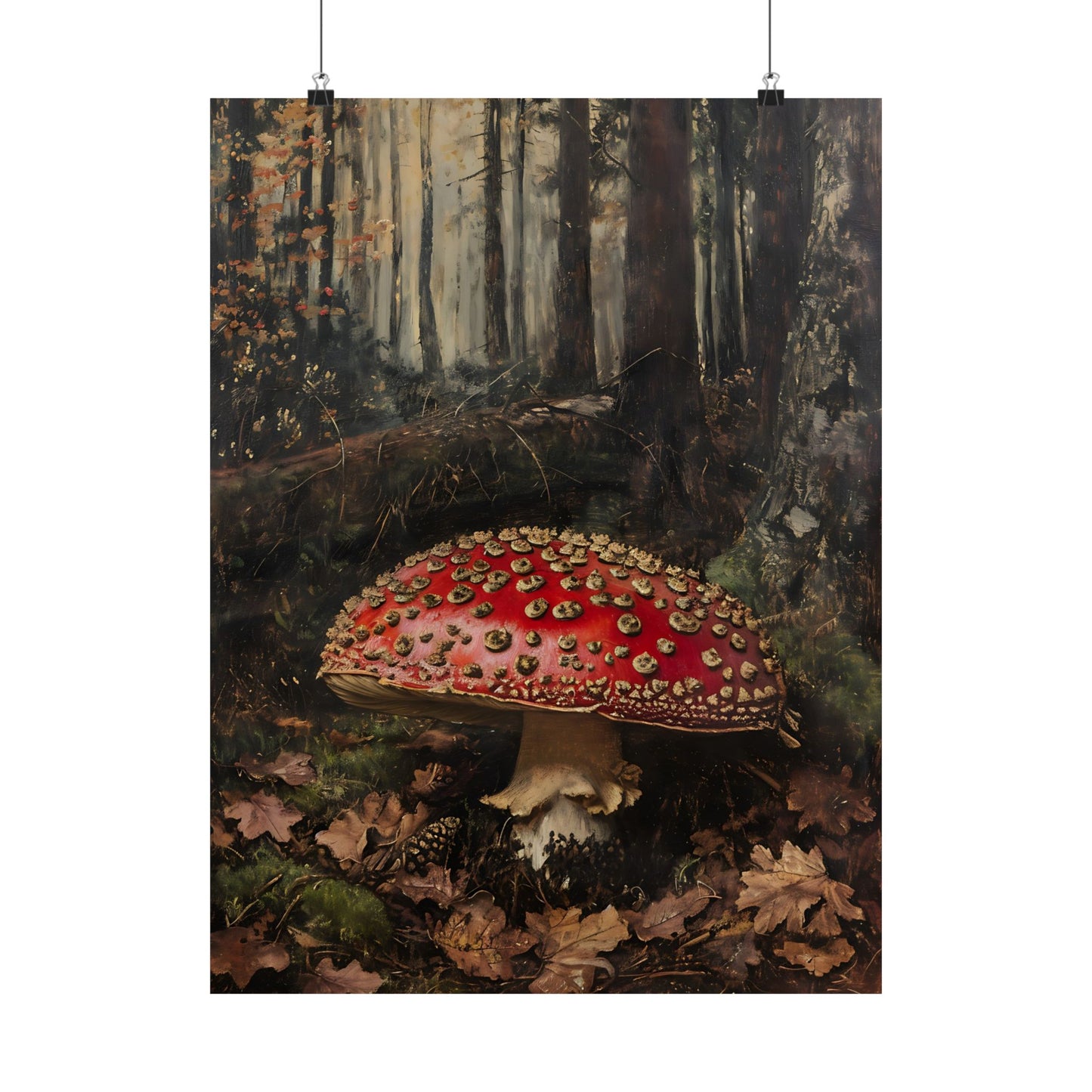 Fly Agaric Mushroom Art Print