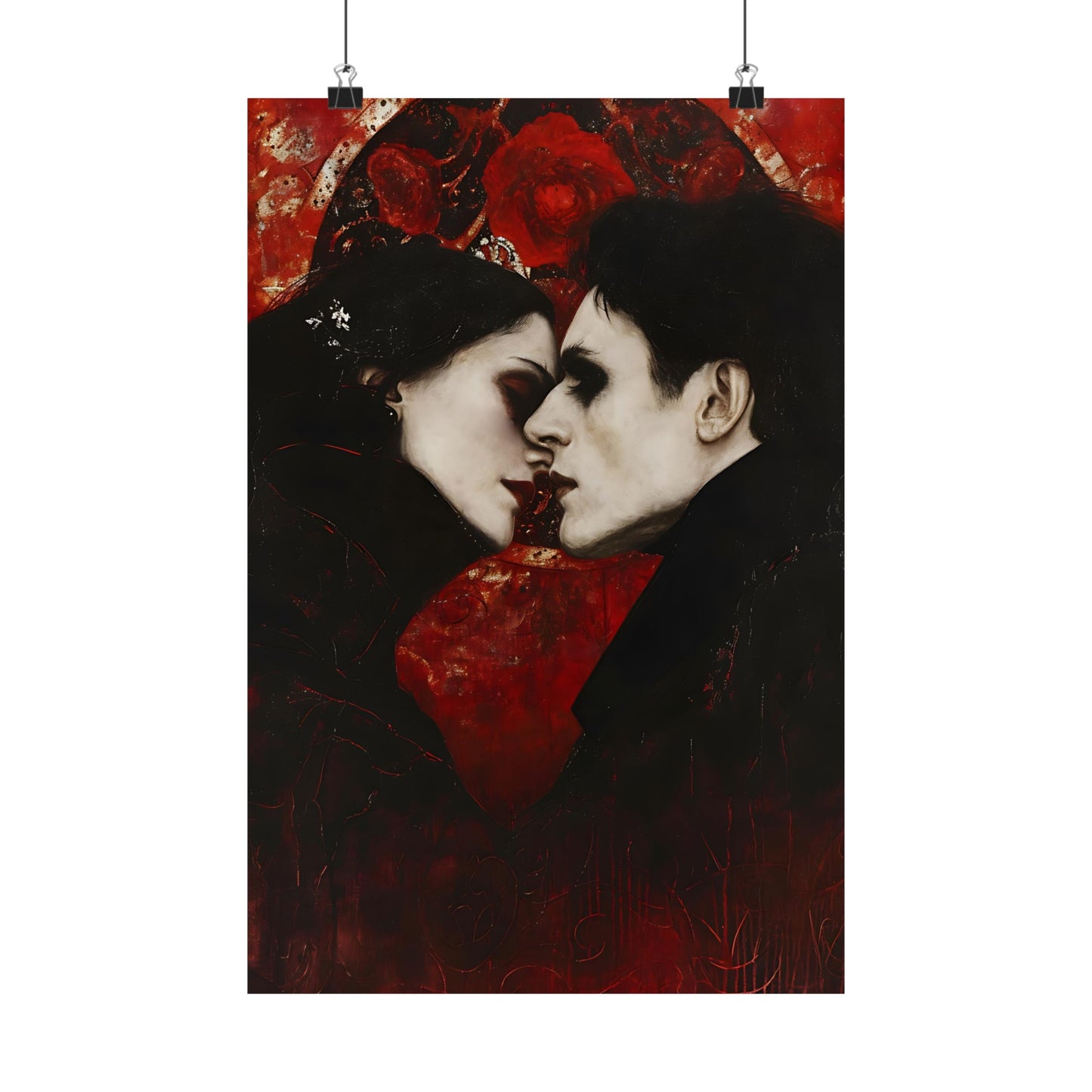 Vampire's Kiss Art Print