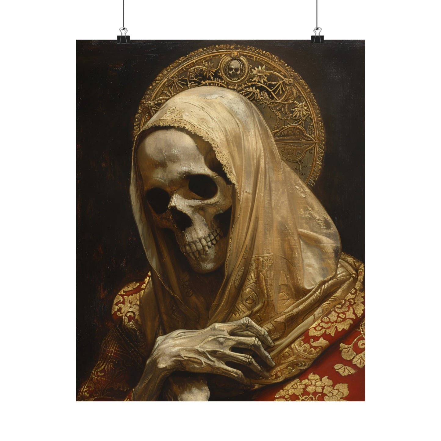 Santa Muerte Art Print