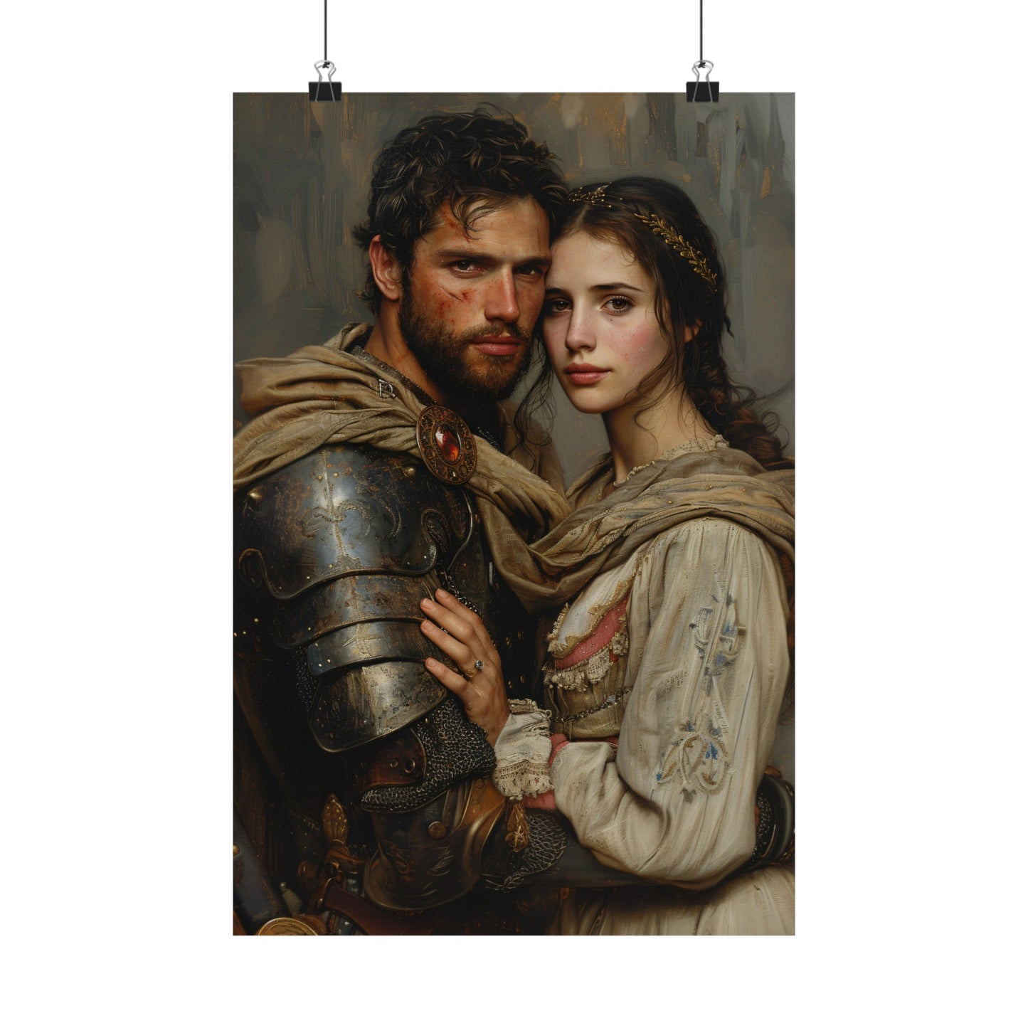 King Arthur & Maid Marian Art Print