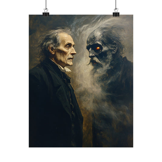 Ebenezer Scrooge & Marley's Ghost Art Print