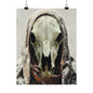 Mari Lwyd Welsh Christmas Art Print