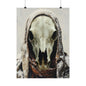 Mari Lwyd Welsh Christmas Art Print