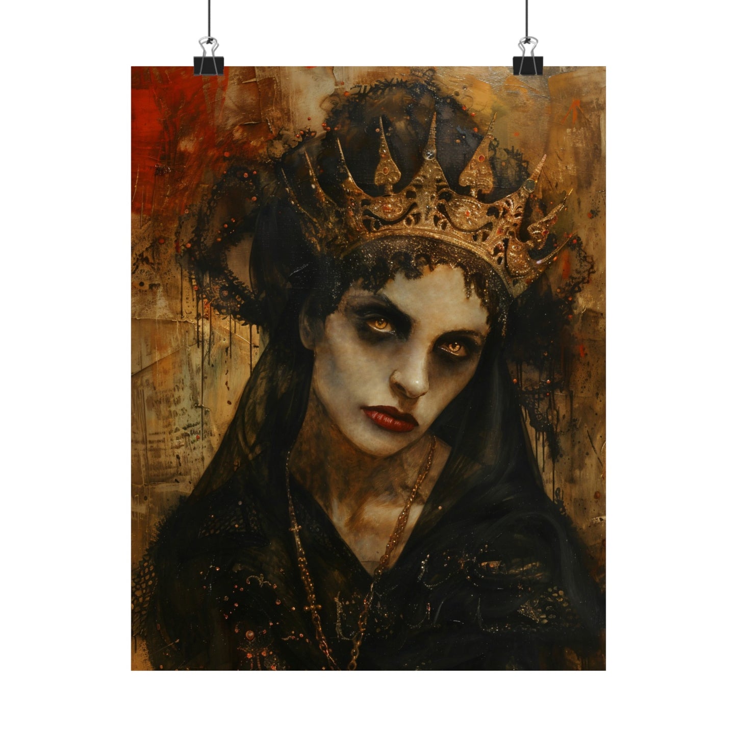 Queen of the Undead Art Print