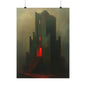 Crimson Keep Medieval Art Print