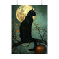 Halloween Cat Art Print