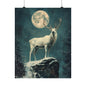 White Stag Art Print