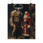 Saint Nicholas & Krampus Art Print