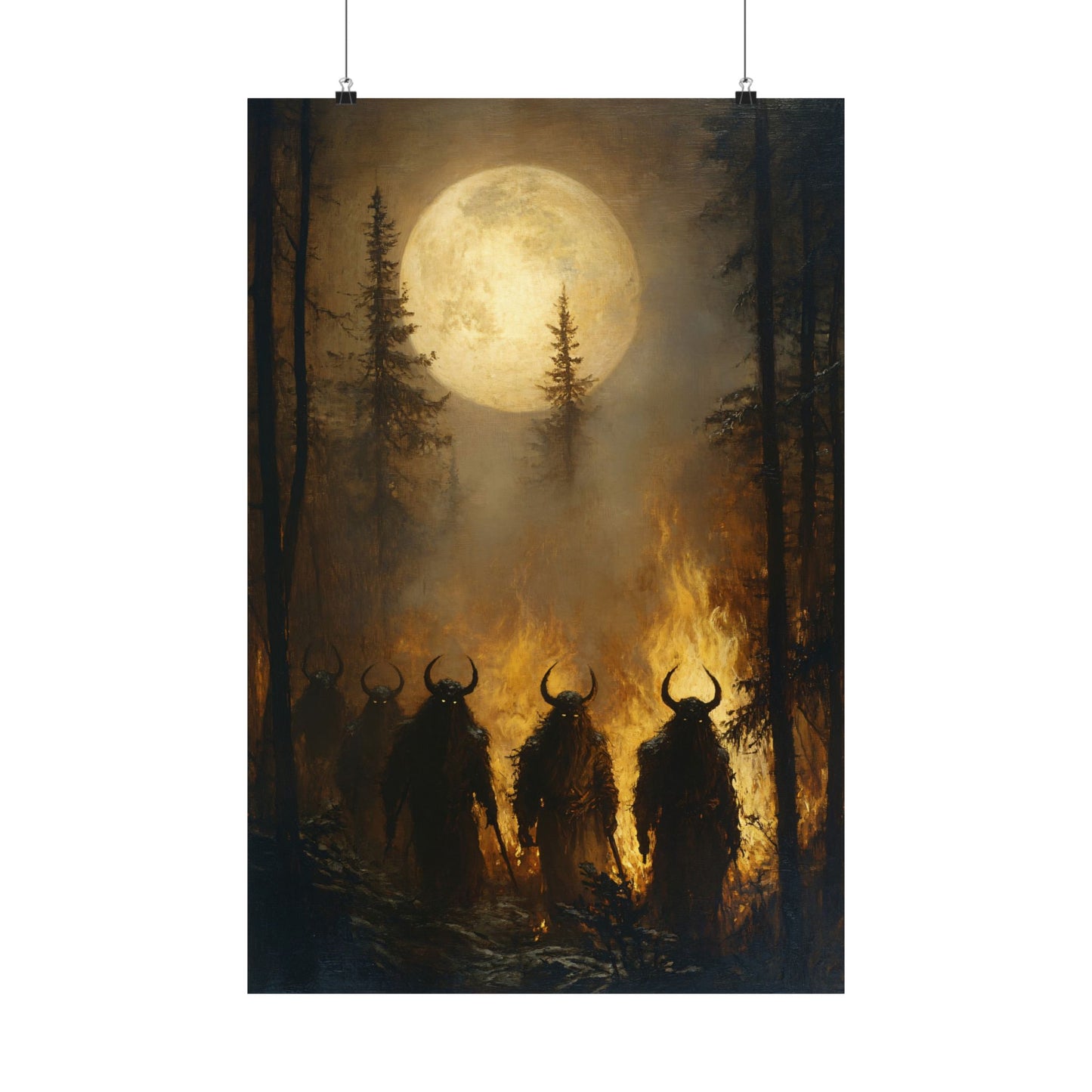 Krampusnacht Art Print