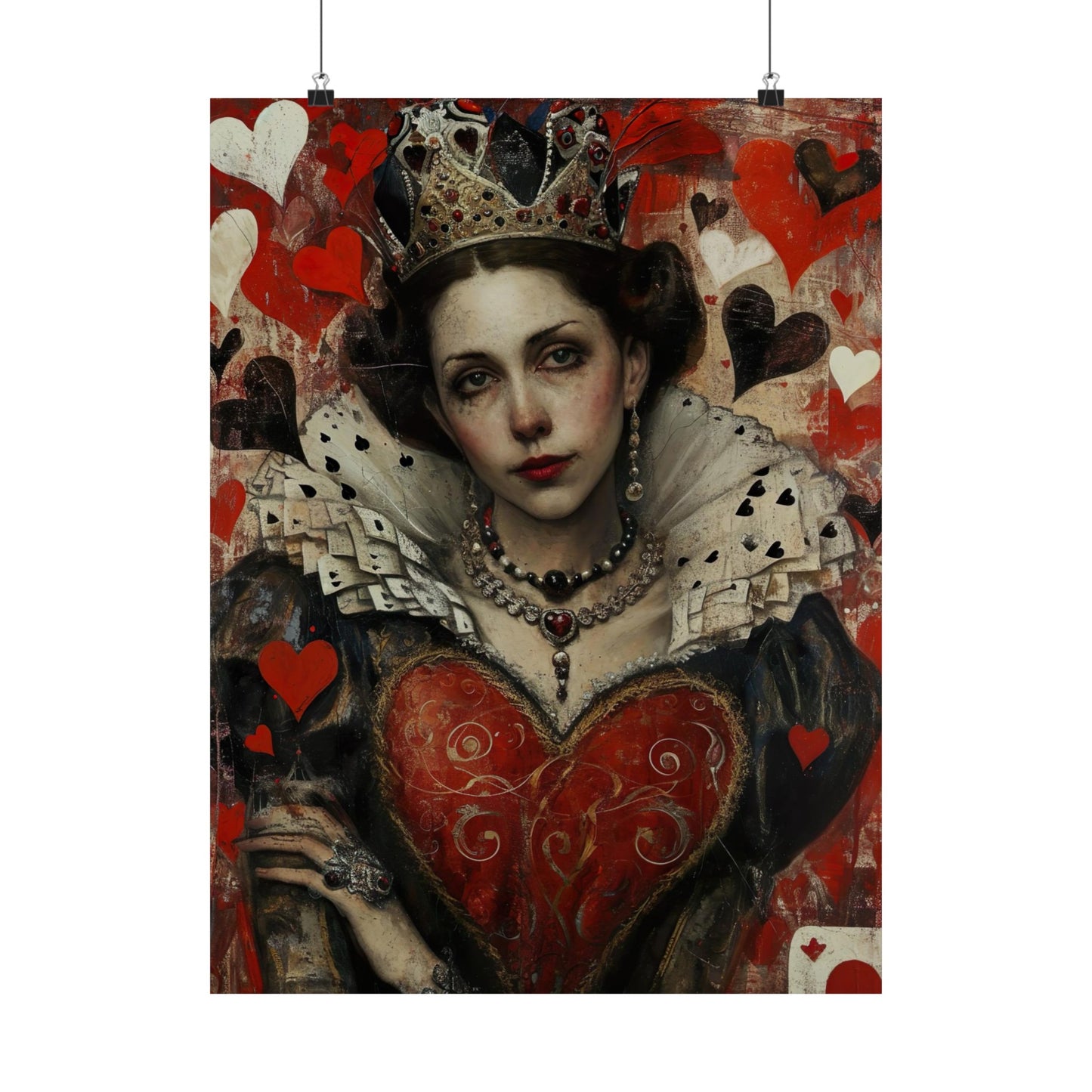 Queen of Hearts Art Print