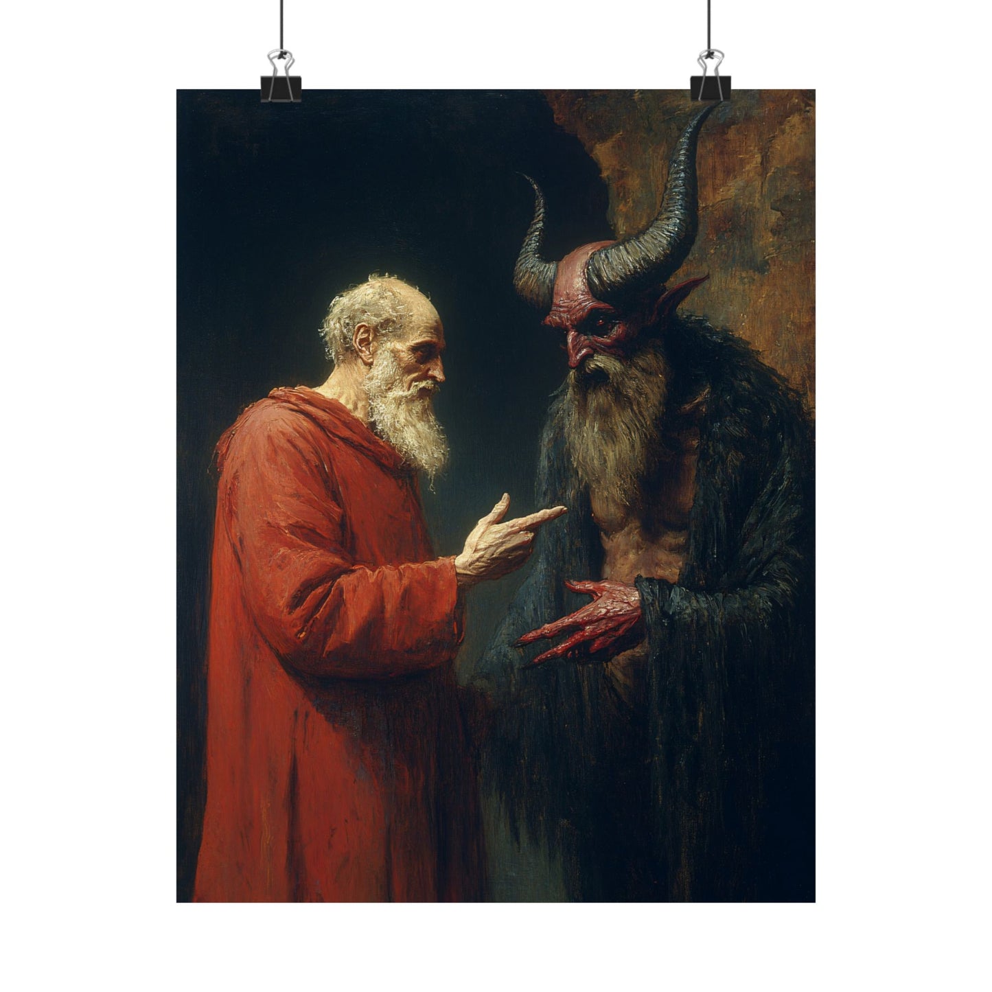 Dr. Faust & Mephistopheles Art Print