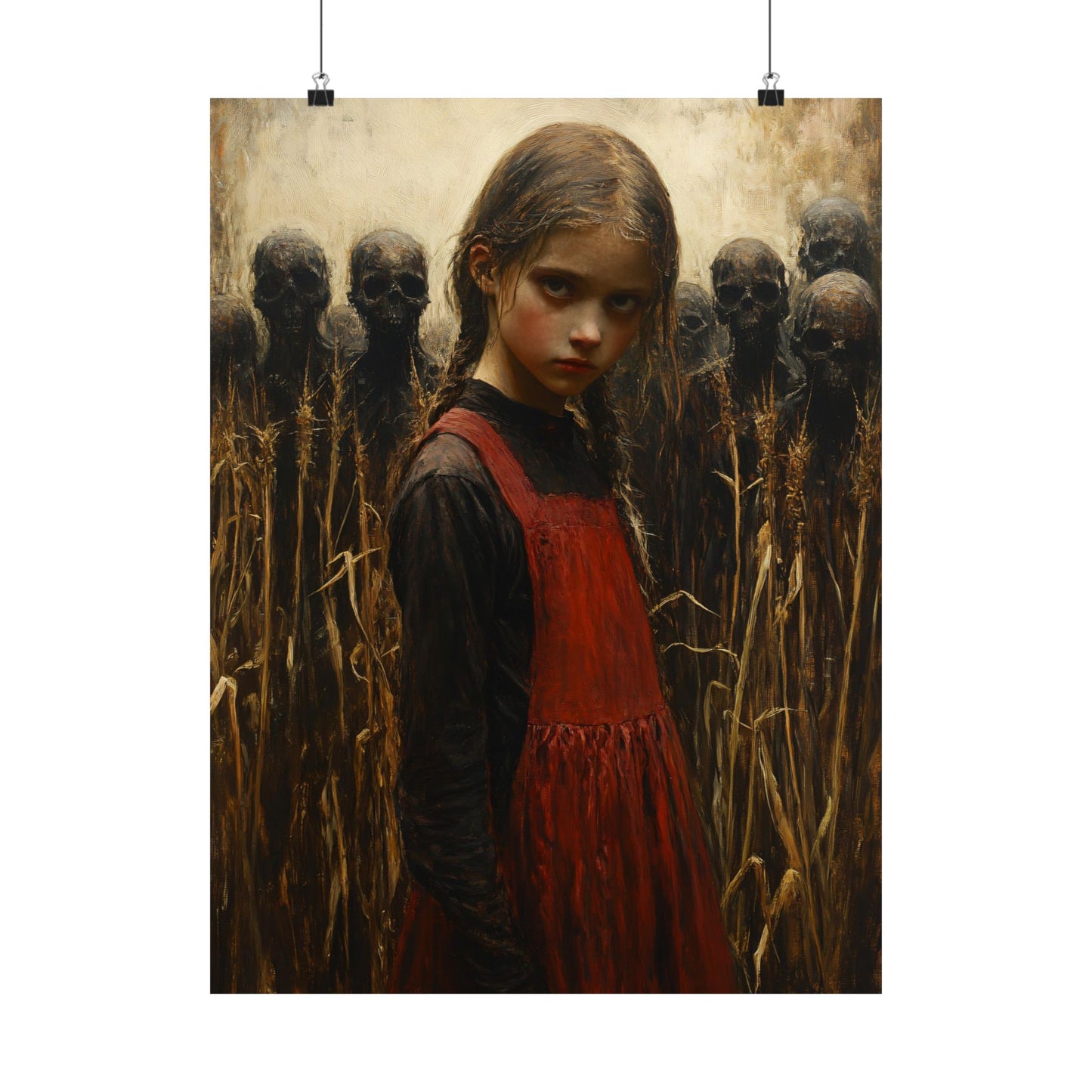 Harvest Child Halloween Art Print