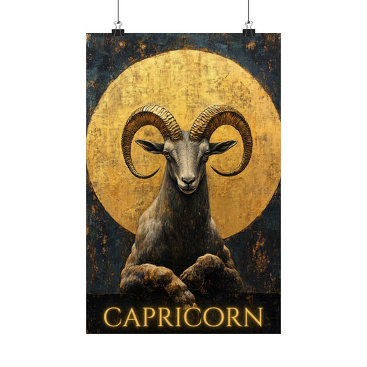 Capricorn Zodiac Art Print