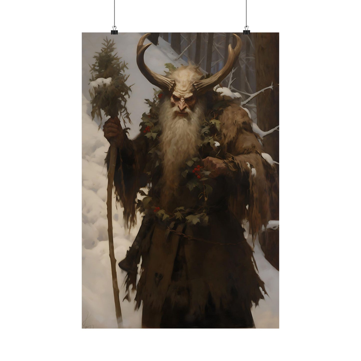 Krampus Art Print