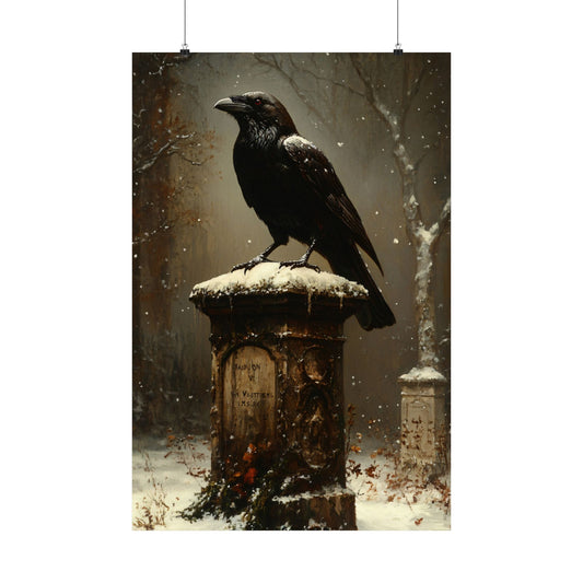 Crow's Vigil Art Print
