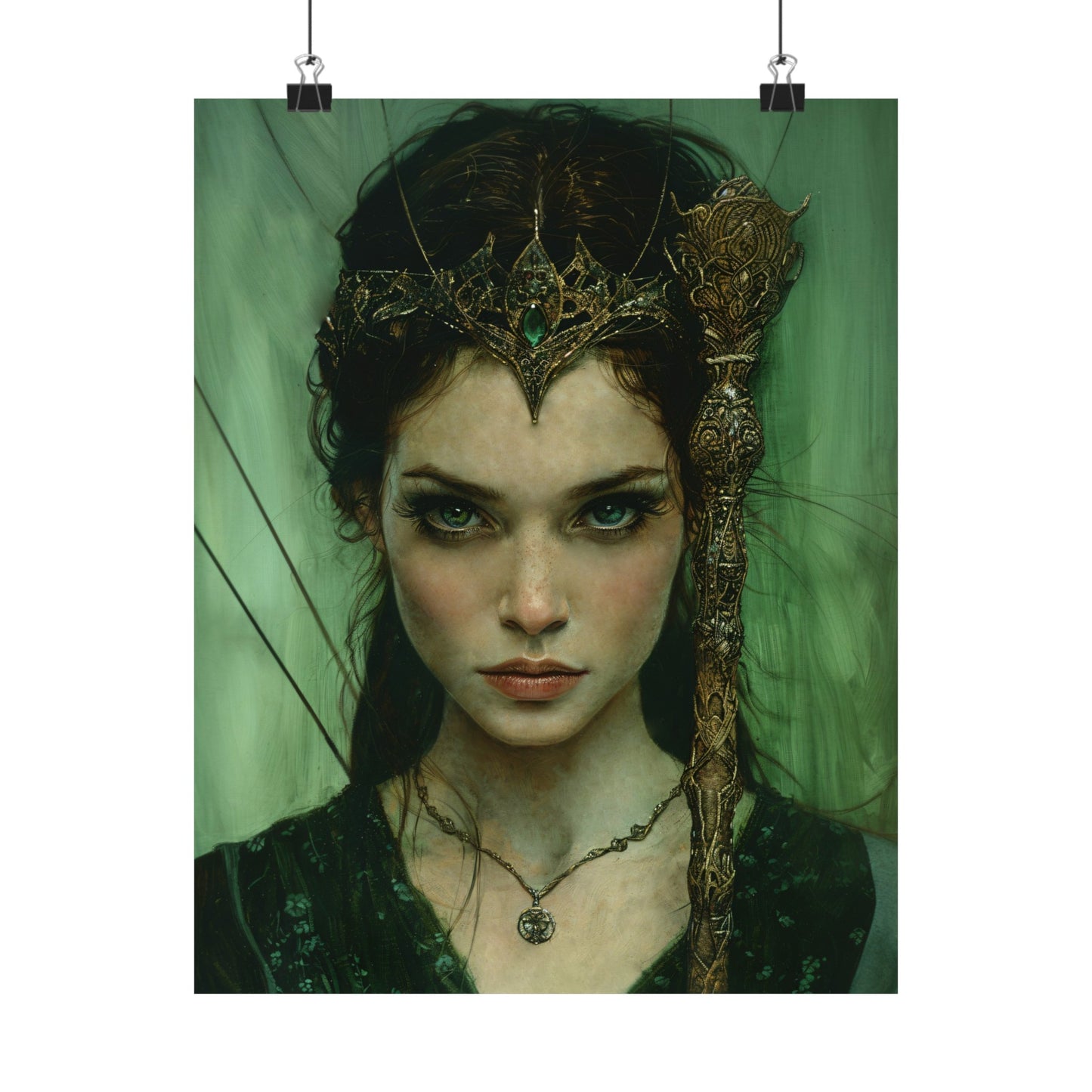 Morgan Le Fay Art Print