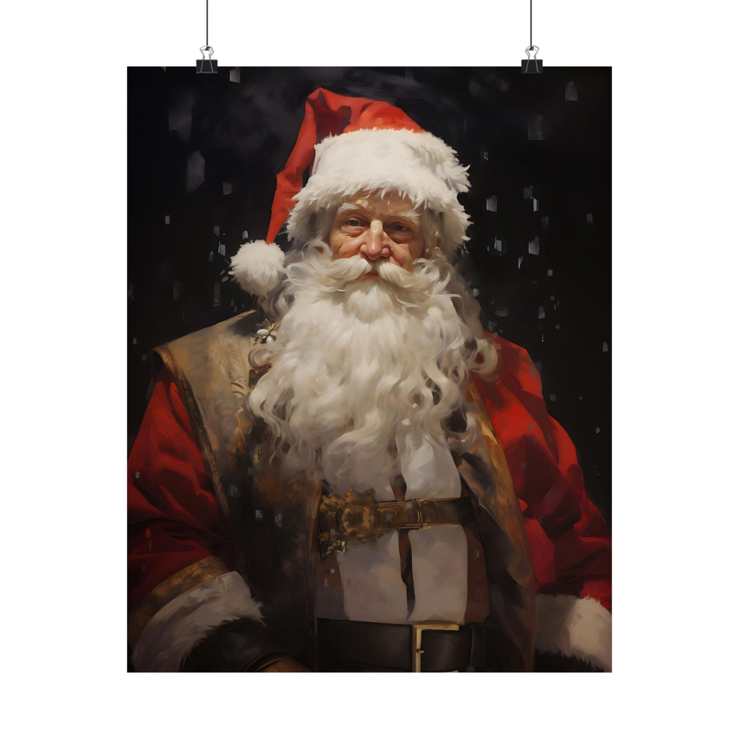 Father Christma Santa Claus Art Print