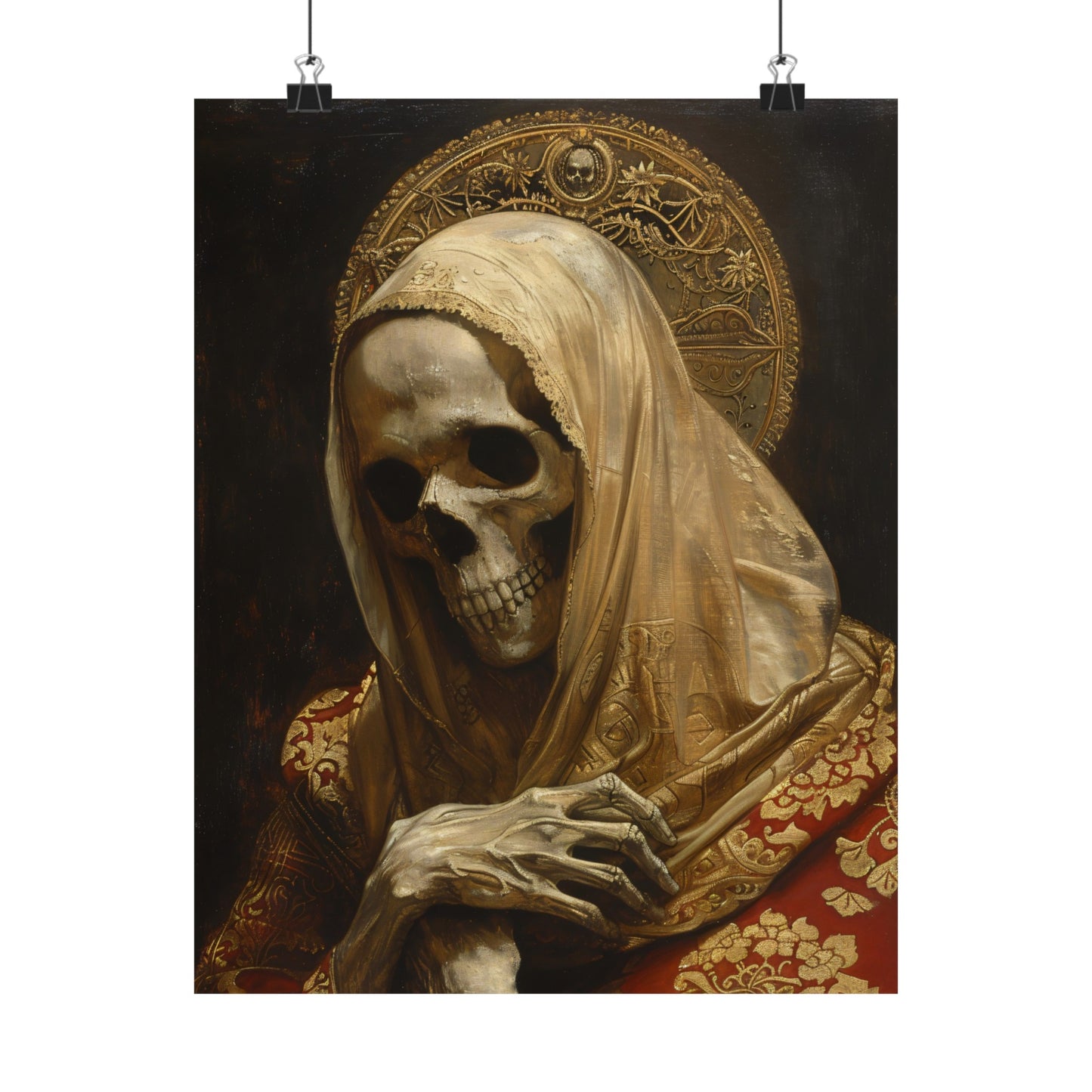 Santa Muerte Art Print