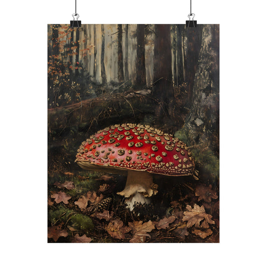 Fly Agaric Mushroom Art Print