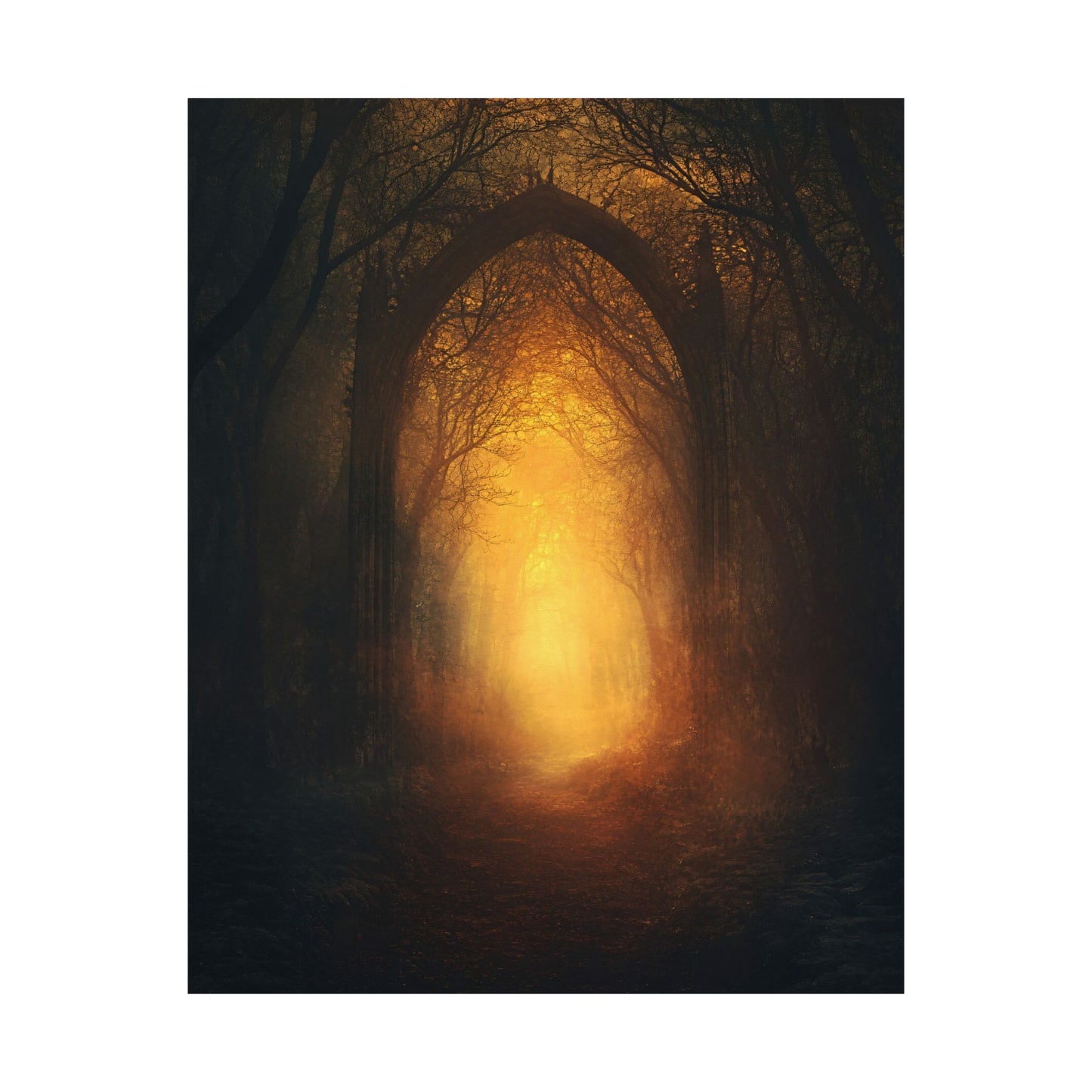 Celestial Tree Cathedral Art Print