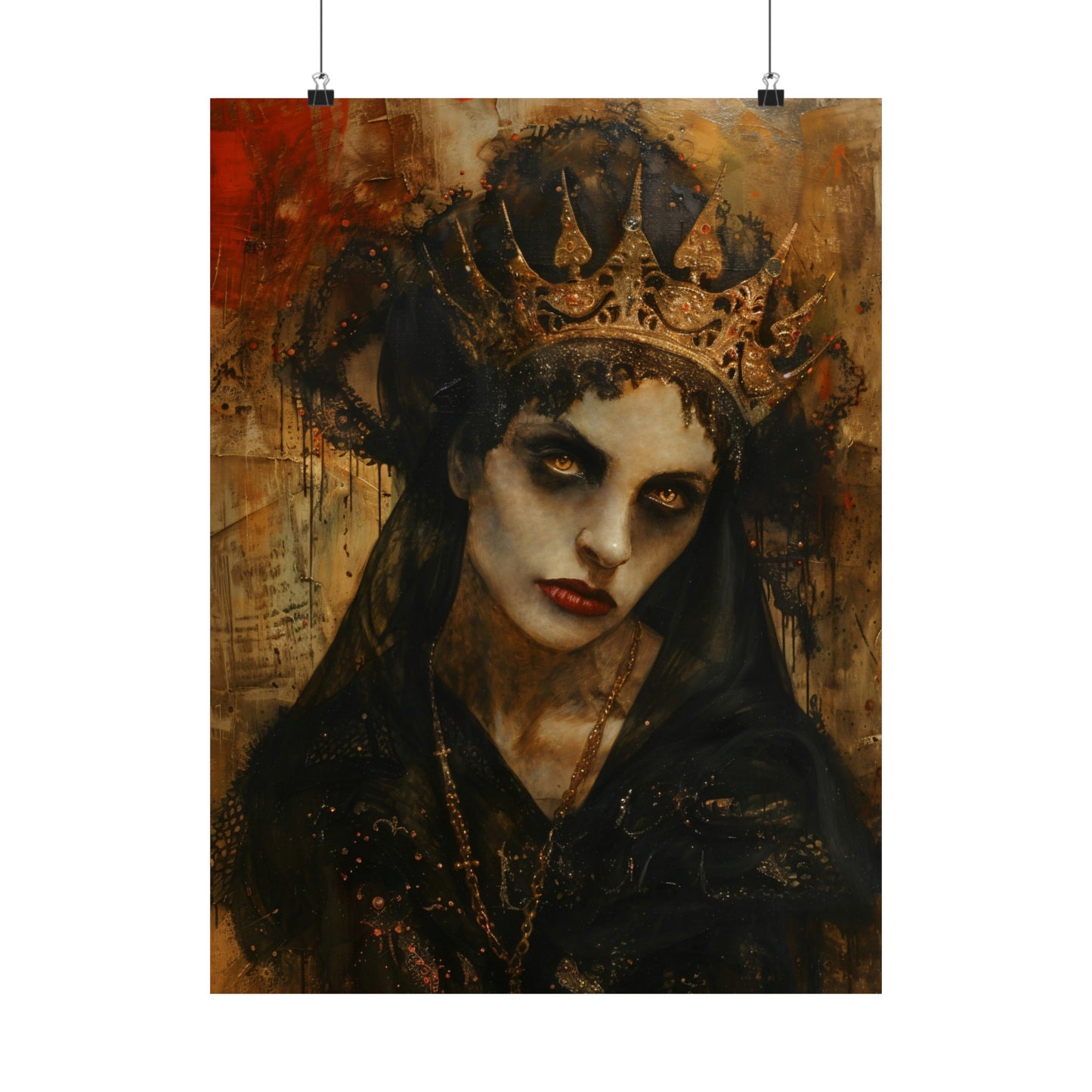 Queen of the Undead Art Print