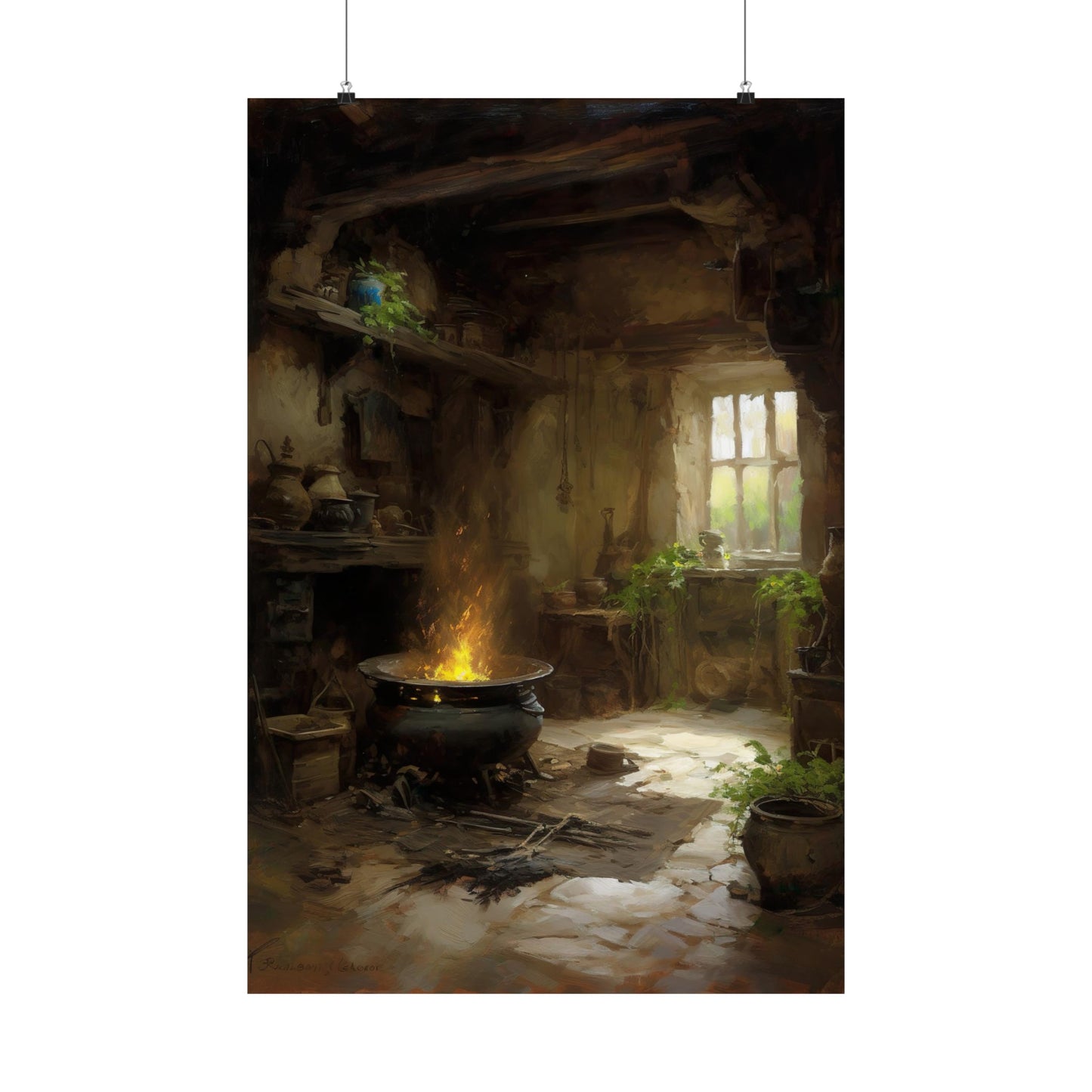 Witch's Hearth Art Print