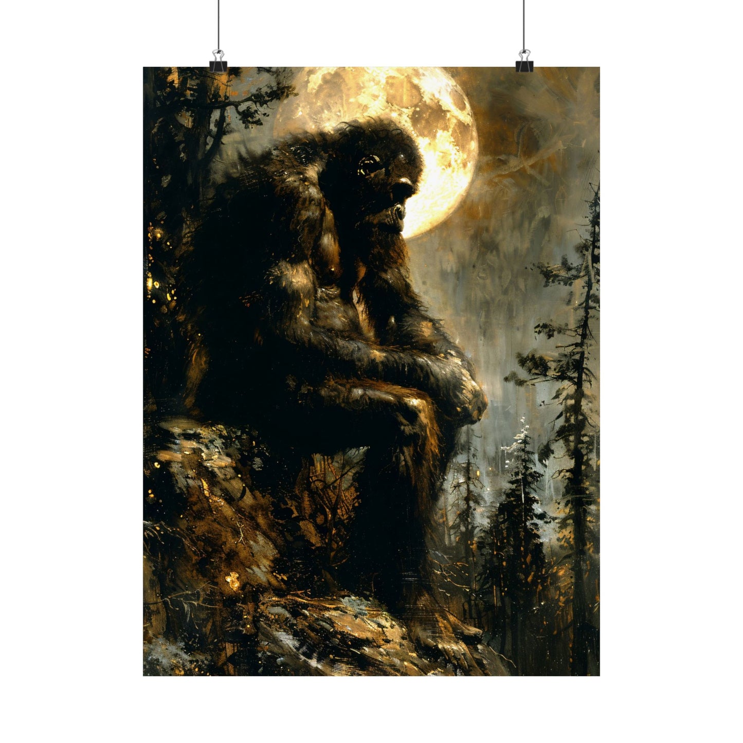 Sasquatch Bigfoot Art Print